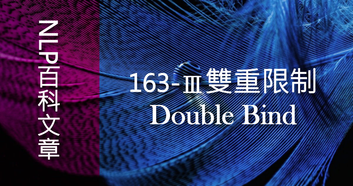 163-3雙重限制（Double Bind）